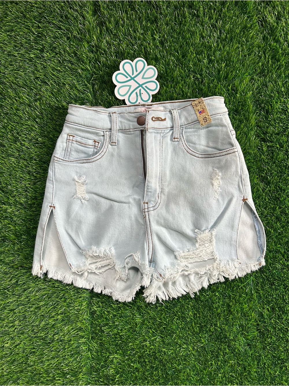 Shop Hope's High-Rise Denim Shorts